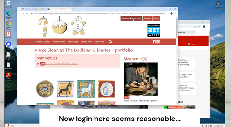 Fake Domain Credential Scam